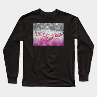 Grey and Pink 2 Long Sleeve T-Shirt